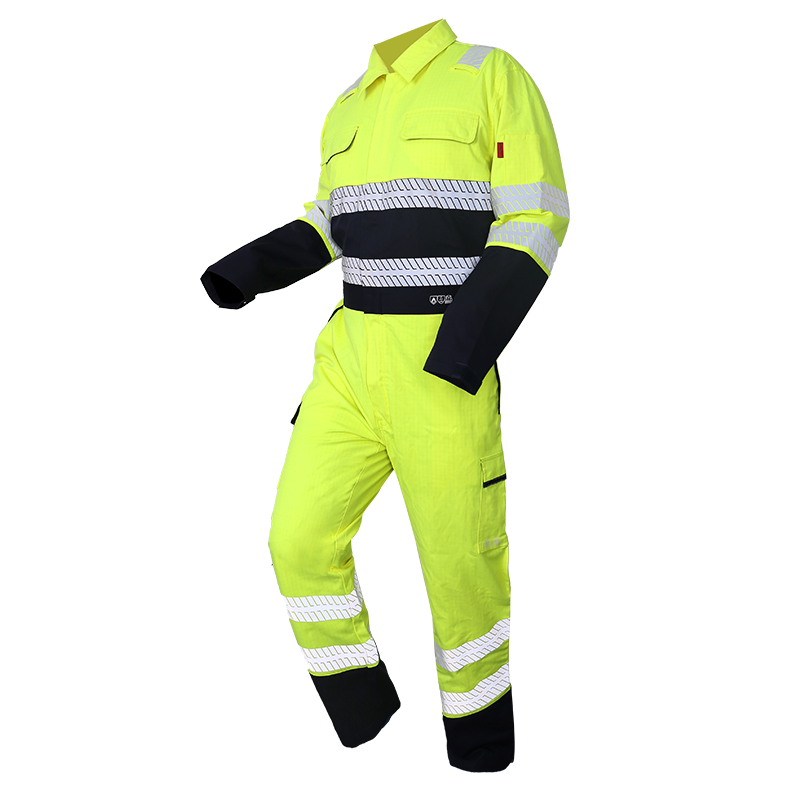 Hi-visibility coverall