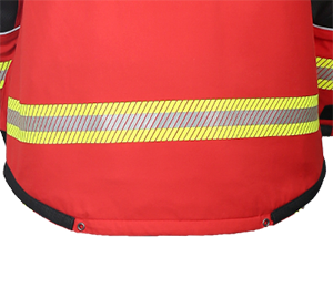 Especially ergonomic cut with few seams