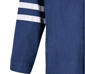 Especially ergonomic cut with few seams