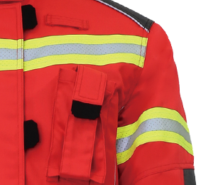 Especially ergonomic cut with few seams